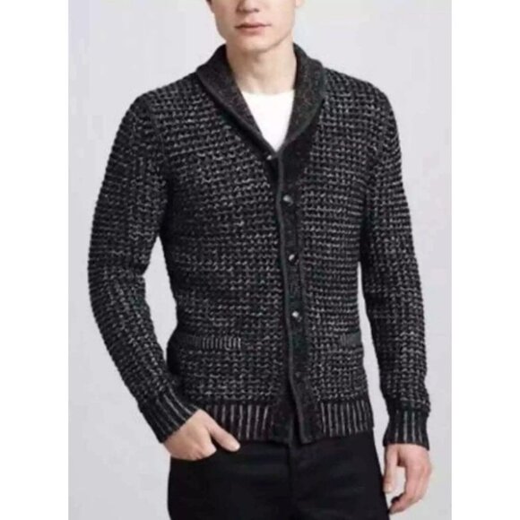 RAG & BONE x Neiman Marcus x Target Men's Wool Blend Cardigan Sweater Size Large - Picture 1 of 6